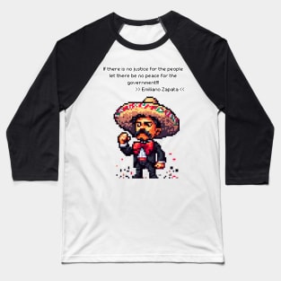 Emiliano Zapata: Champion of Justice Tee Baseball T-Shirt